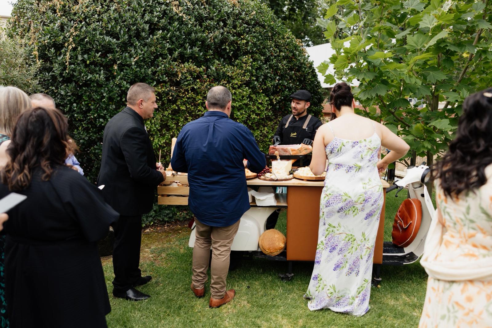 Locale Woodfire wedding catering Adelaide